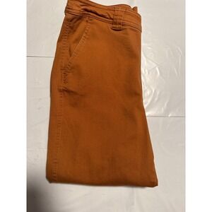 A New Day Women's Orange Stretch Cargo Pants Size 10